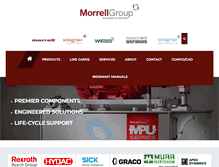 Tablet Screenshot of morrell-group.com